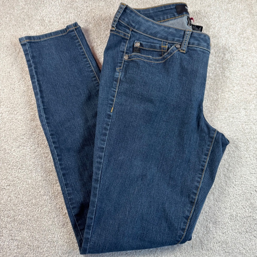 Torrid Denim‎ Dark Wash Skinny Jeans Womens 12T Tall Stretch Blue 5-Pocket Slim